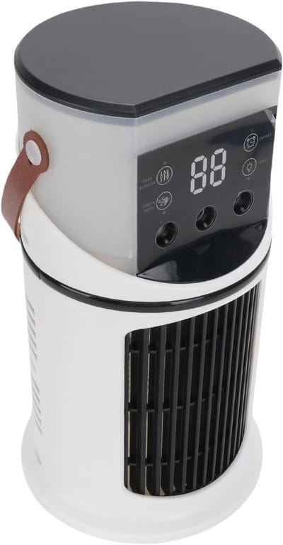Draagbare Air Cooler - Mini Airco USB - Persoonlijke Koeling - 6 Snelheden Instelbaar - 500 ml Tank - Wit