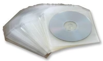 Allecto - Polypropyleen CD/DVD Hoezen - Transparant - 100 Stuks - 120 Micron - Bescherming voor Media - Opslag