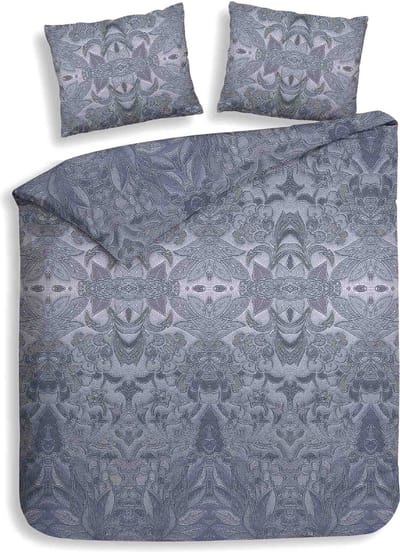 Heckett & Lane Flanel dekbedovertrek Bles (Frost Blue) - 140x200/220 cm
