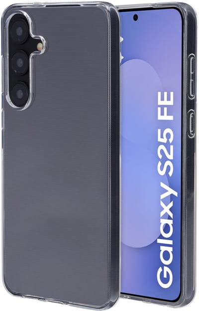 Mobiparts hoesje geschikt voor Samsung Galaxy S25 FE - Zacht TPU - Schokabsorberend TPU - Grip Coating - Transparant
