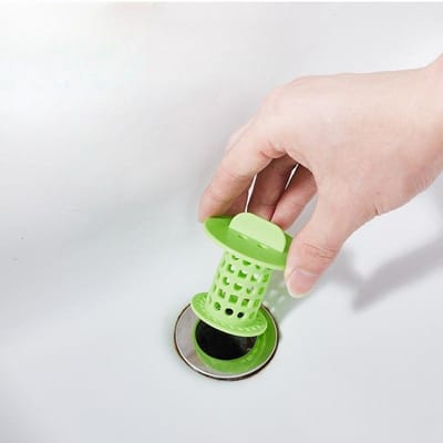Attrape-cheveux pour bonde de salle de bain, Filtre passoire d'évier, Protecteur de bonde de baignoire et de douche, Passoire de bonde d'évier, Collecteur de filtre à cheveux pour douche et baignoire 1PC