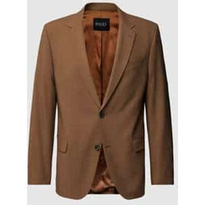Modern Fit 2-knoops colbert met scheerwol Model 'Damian'