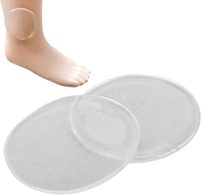 2 Stuks Gel Enkelpads voor Laarzen - Drukverlichting en Comfort voor Schaatsen, Hockey en Wandelen