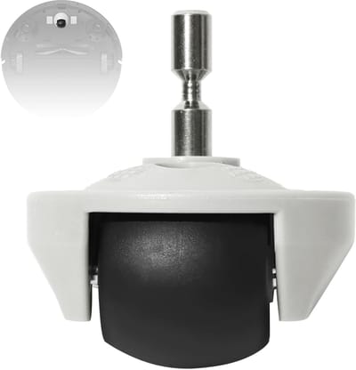 Dailygoods- Voorwiel Stil - Geluidsarm - Voorwielsteun - Stofzuigeraccessoires - Verbeterd Design - Duurzaam Rubber - Stofzuigerwiel