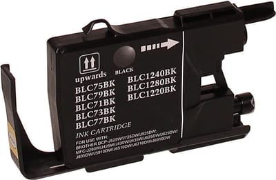 ABC huismerk inkt cartridge geschikt voor Brother LC-1220BK LC-1240BK zwart voor Brother DCP-J525W DCP-J725DW DCP-J925DW MFC-J430W MFC-J625DW MFC-J825DW MFC-J835DW MFC-J5910DW MFC-J6510DW MFC-J6710DW