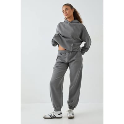 Dames Dsgn Studio Tall Oversized Geboorde Joggingbroek | Houtskool | Maat: XS