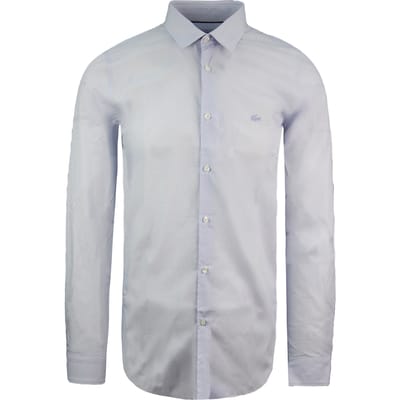 Lacoste Slim Fit Heren Overhemd Lichtblauw