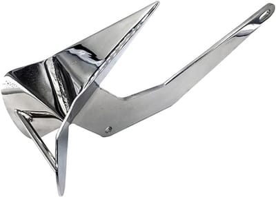 Boot Anker - Delta Vleugel - Watersport Stabiliteit - 316 Roestvrij Staal - 58cm*26cm - Zilverkleurig
