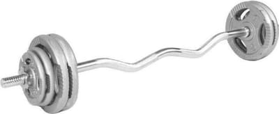 Gorilla Sports EZ Curlset - Halterset - Gripper Gietijzer - 35 kg