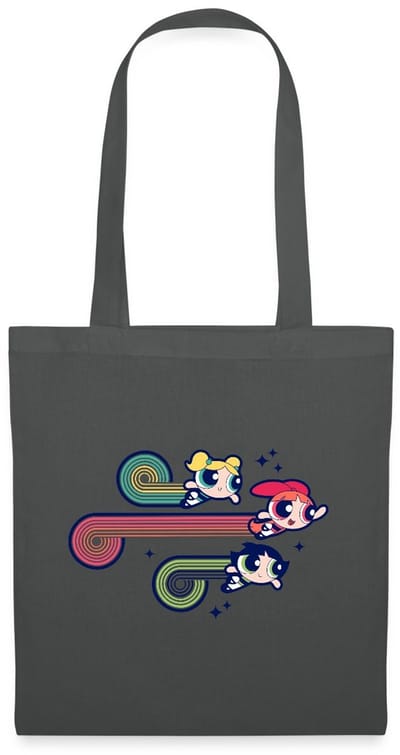 Powerpuff Girls Retro Tas Van Stof Schoudertas