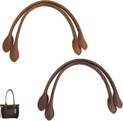 Leren Handvatten voor Handtassen, 4 Stuks, 61 cm, Ideaal voor Handgemaakt en Naaiwerk, Accessoires voor Tasontwerp