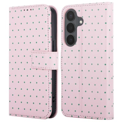 imoshion Hoesje - Geschikt voor Samsung Galaxy S26 - Design Bookcase smartphone - Happy Dots