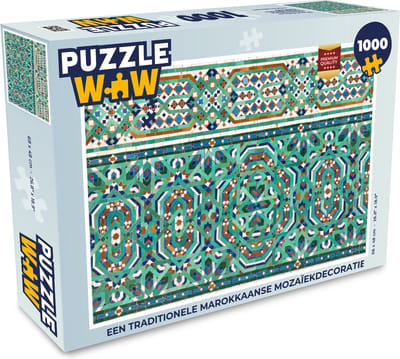 Puzzel Een traditionele Marokkaanse mozaïekdecoratie - Legpuzzel - Puzzel 1000 stukjes volwassenen
