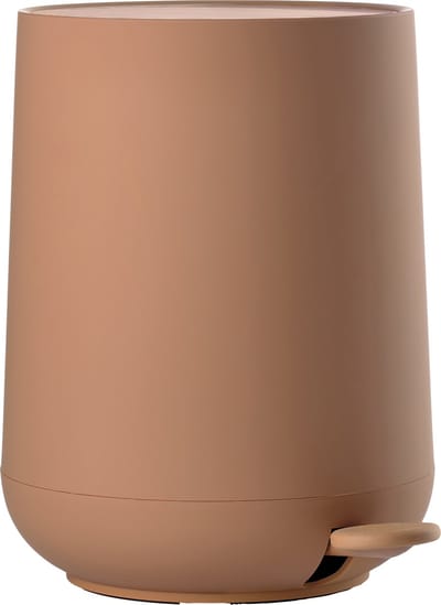 Zone Denmark Nova Pedaalemmer - Prullenbak Badkamer Softclose - Afvalemmer Klein - Toilet & Badkamer Accessoires - Kunststof - 5 liter - 29 x 23 cm - Mandarine