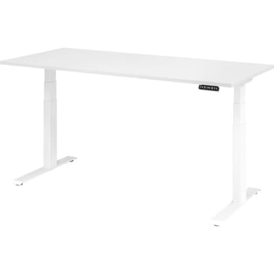 XDKB 19 W | Bureau - Wit 180 x 80 Tafelhoogte I Elektrisch in hoogte verstelbaar