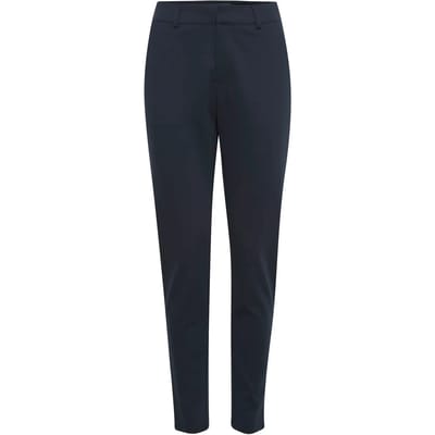 Straight Leg Pants Wo - Blue Trousers