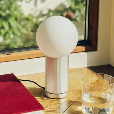 HAY LED tafellamp TURN ON, aluminium, hoogte 20 cm, dimbaar
