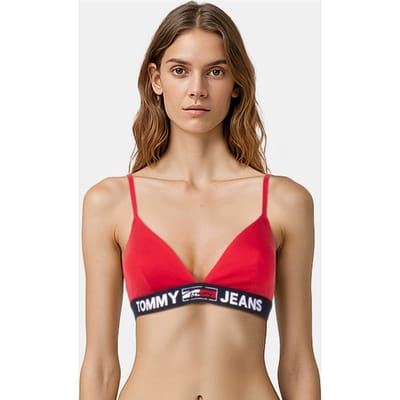 Tommy Hilfiger Triangle Bralette Unlined Red Taglia: S/M | Reggiseni Outlet | Donna | Rosso
