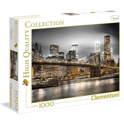 Clementoni - Puzzel - 1000 Stukjes - New York Skyline - Puzzel Voor Volwassenen - High Quality Collection