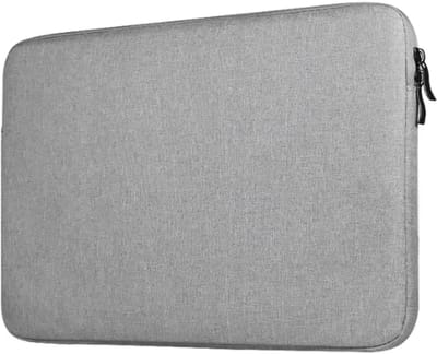 George Napoli Laptophoes 14 inch - SoftTouch - Neopreen sleeve met rits - Fleecebescherming