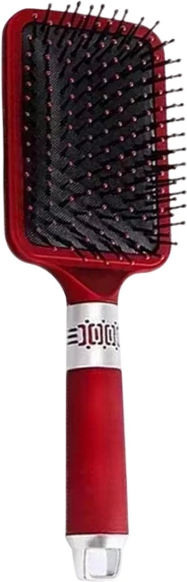 Professionele Haarborstel voor Styling – Salonkwaliteit Haarborstel voor Alle Haartypes, Dames en Heren – Dagelijks Gebruik en Föhnen - Rood