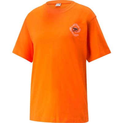 Puma Downtown Relaxed Graphic T-shirt Dames Rood K023