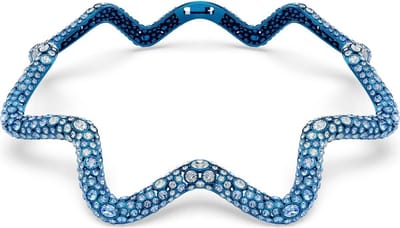 Swarovski choker Sublima 5699521 | blauw Swarovski sieraden met kristallen | natuur-geïnspireerde stijl, luxe uitstraling, sprankelend design