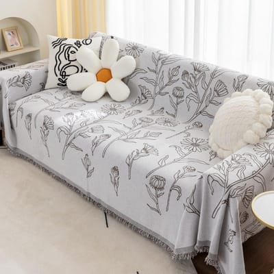 Bankovertrek Doek Handdoek Nieuwe Scandinavische Stijl Allesomvattend Universeel Stof Woonkamer Universeel Eenvoudig Lui Huidvriendelijk Chenille Kussen 180x130cm1pcs