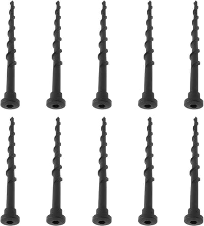 Grasmaaier Schroeven - Laadstation Bevestiging - Gazon Onderhoud - Universele Pasvorm - 5.4 Inch Lengte - Zwart