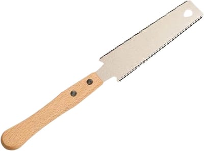 Japanse handzaag - Trekzaag hout - Precisie houtsnede - Dubbelzijdig SK5 staal - 15 cm blad - Meerkleurig