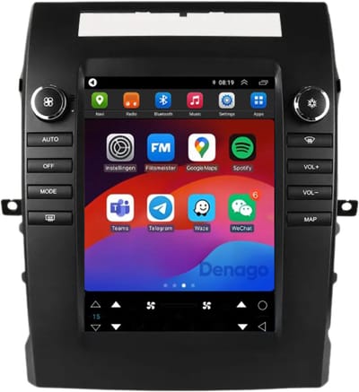 CarPlay autoradio geschikt voor Toyota Corolla | 2004 t/m 2009 | Tesla Style | Android 13 | Draadloos Apple CarPlay & Android Auto | 2GB + 32GB | Denago DNG-A417 | 9.7 inch | 2004 2005 2006 2007 2008 2009 | Bluetooth & Wifi