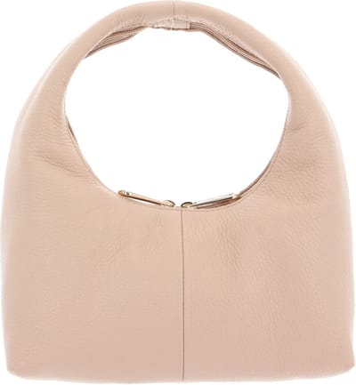 MANDARINA DUCK Leren Handtas Mellow Leather Hobo Lamb's Wool Zalmroze