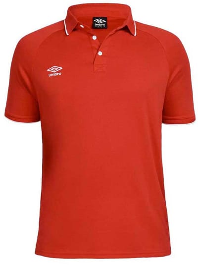 Umbro Torch Korte Mouw Poloshirt Rood 12 Years Jongen