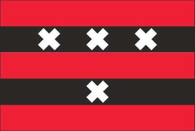 Vlag Amstelveen 30x45cm