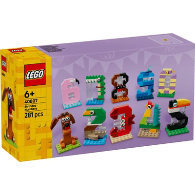 LEGO Icons LEGO® ICONS™ 40807 Sportuitrustingen (hond, eend, Tukan, flamingo, krokodil, spin, walvis en slang)