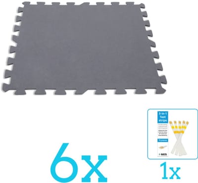 Intex - Zwembad Ondergrond - Zwembadtegels 50x50 cm - 8 Tegels - Volumebundel - Vloertegels - 6-delig