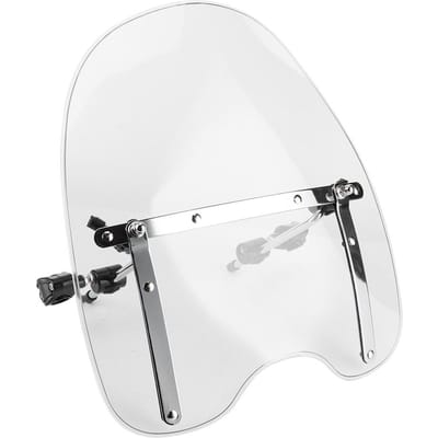 Universele Motorfiets Windscherm 22‑25mm Stuurbevestiging Transparent white