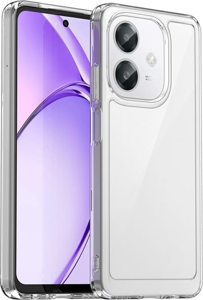 Coverup Hoesje - Geschikt voor OPPO A40 / A40m / A60 5G Hoesje - Coverup Transparant ShockProof TPU Back Cover - Transparant