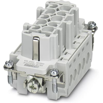 Phoenix Contact 1648186 Businzetstuk HC-B 10 + PE Schroeven 1 stuk(s)