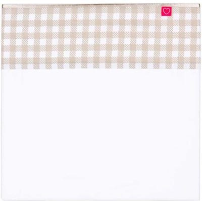 Briljant Baby Ledikant Laken Abby - Taupe - 100x150 cm