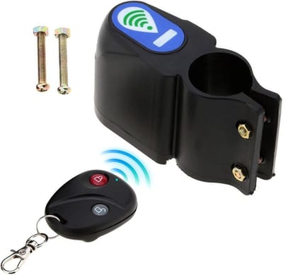 Fiets Alarm - Scooter Beveiliging - Diefstal Voorkomen - Met Afstandsbediening - 10 x 6 x 4 cm - Zwart