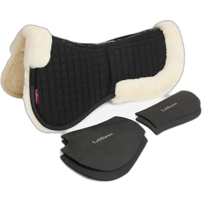 Lemieux Zadelonderlegger Lemieux Prosorb Lamb Zwart-beige