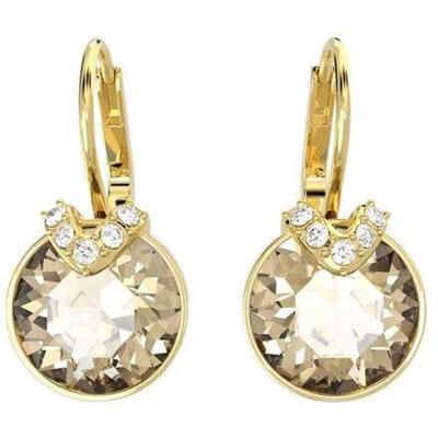 Swarovski Waterdruppelvormige Exquise Modelegering Oorbellen Damesoorbellen Geel 5662093 Box (Random Color),F,Yellow beige