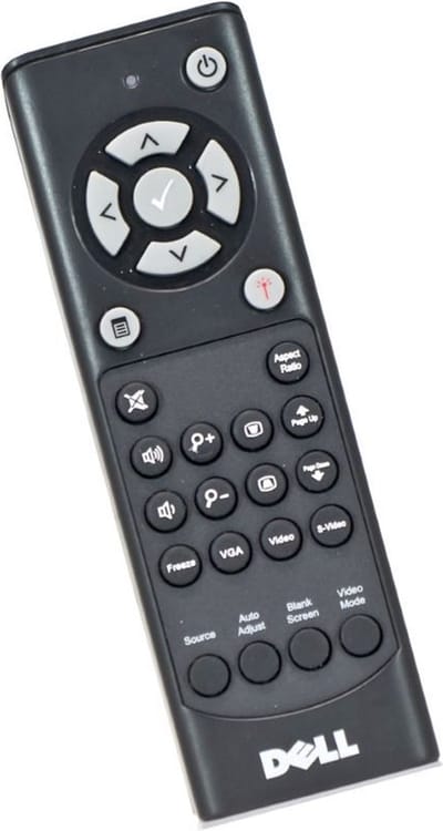 Afstandsbediening geschikt voor de DELL S300wi beamer, vervangt TSKB-IR02 4KH37 725-10226