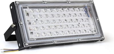 UV Schijnwerper - Blacklight Lamp - Decoratieve Verlichting - Hoge Helderheid - 50W - Zwart