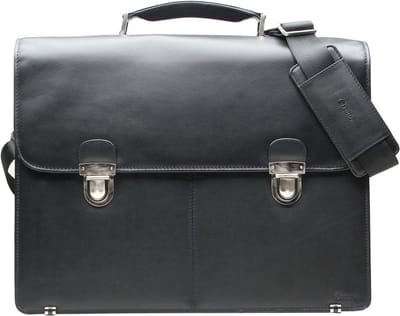Esquire Business tas Laptoptas met laptopvak Oxford Briefcase Black Zwart