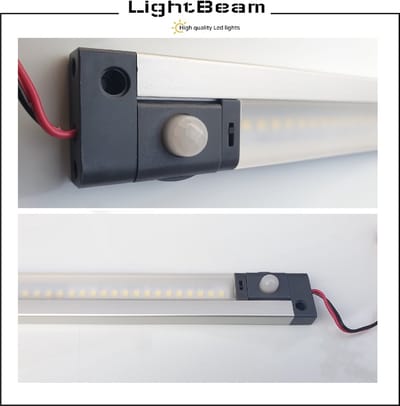 Ledstrip met PIR Infrarood bewegingsmelder 50CM 12V 900 Lumen 6500 Kelvin