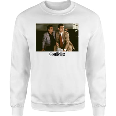 Goodfellas Joe Pesci And Ray Liotta Sweatshirt - White - XS