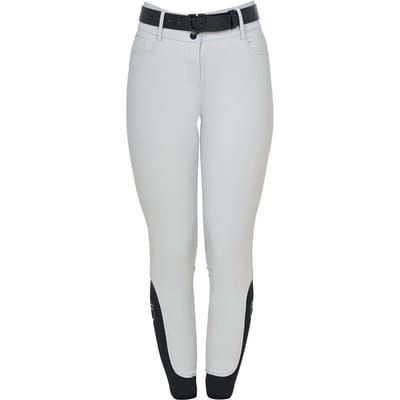 Dames rijbroek met middengrip Equestro Stones Logo