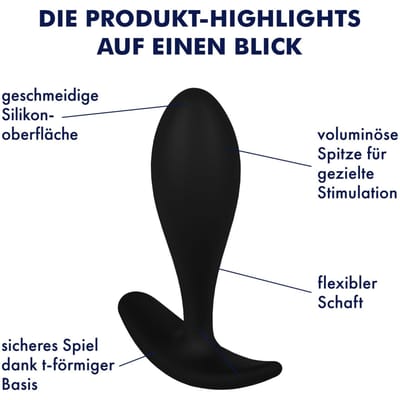 EIS anaalplug van silicone, verschillende maten